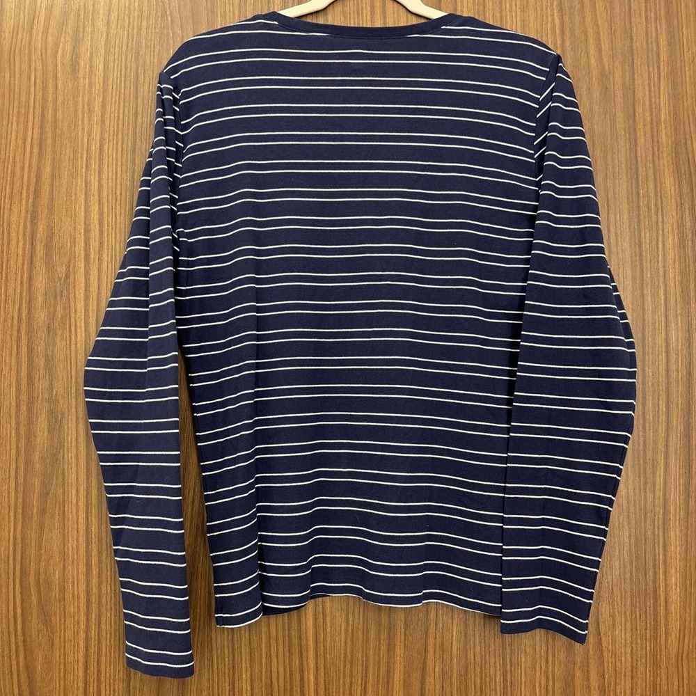 Lot Of 3 Tommy Hilfiger Long Sleeve Woman's Shirts Gray Navy Size XL - Picture 4 of 10